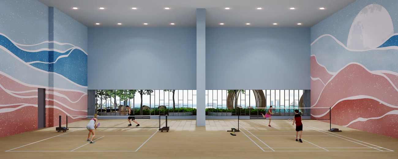 Galaxy Venue badminton and pickleball court